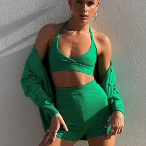 Princess Polly SELBA SET GREEN BRAND NEW